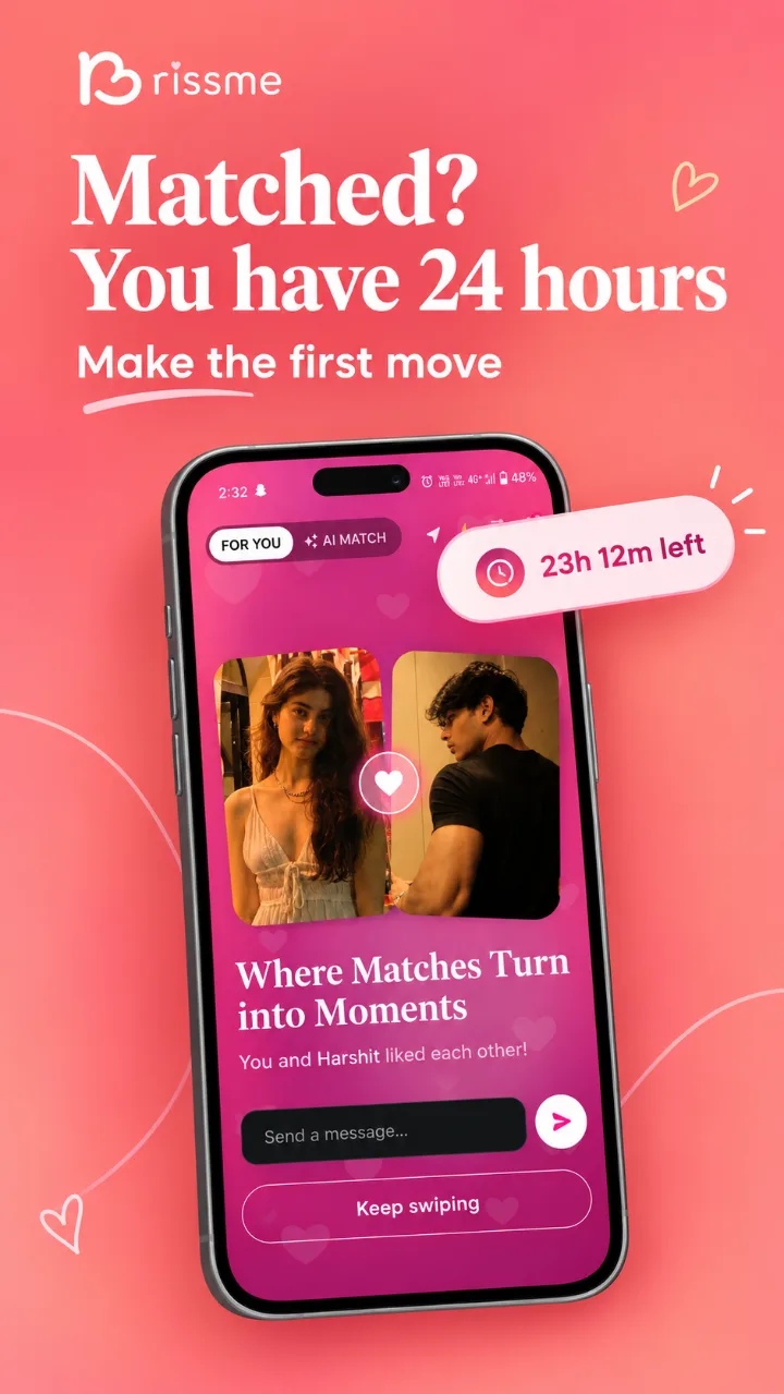 Matched? You have 24 hours to make the first move.